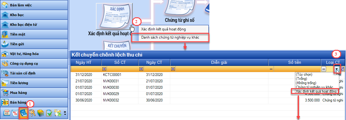 danh sách chứng từ xác định KQHĐ.png